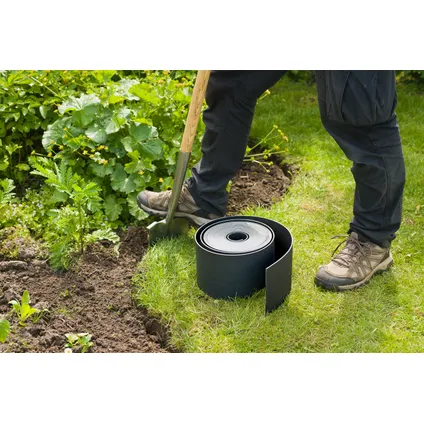 Nature tuinborder PE zwart 3mm - H15cmX10m 3