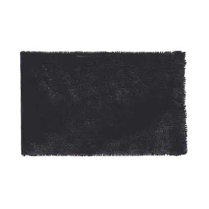 Overname Reis Negen Future home badmat Shiny zwart 50x80cm polyester