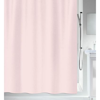MSV douchegordijn roze 180cm