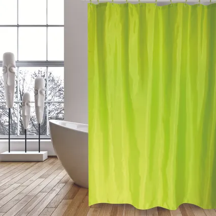 Rideau de douche MSV vert clair 180cm 2