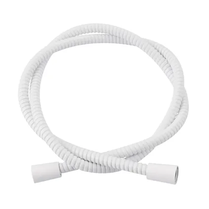 Flexible de douche AquaVive PVC blanc 150cm 2