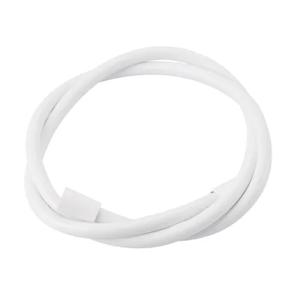 Flexible de douche AquaVive PVC blanc 150cm