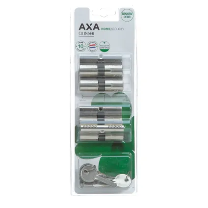 AXA dubbele profielcilinder 30-30 4st. 2