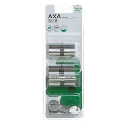 AXA dubbele profielcilinder 30-30 3st. 2