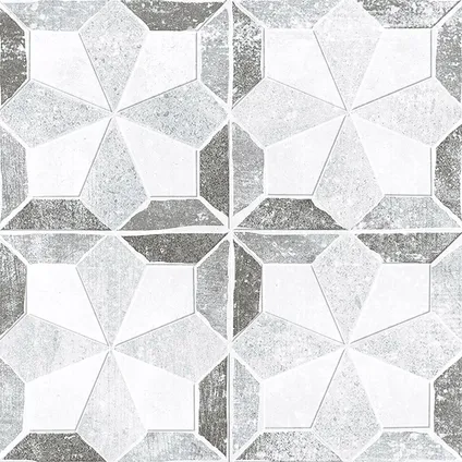 Wand- en vloertegel Marsylia - Keramiek - Grijs - 20x20cm - Pakketinhoud 1,2m² 5
