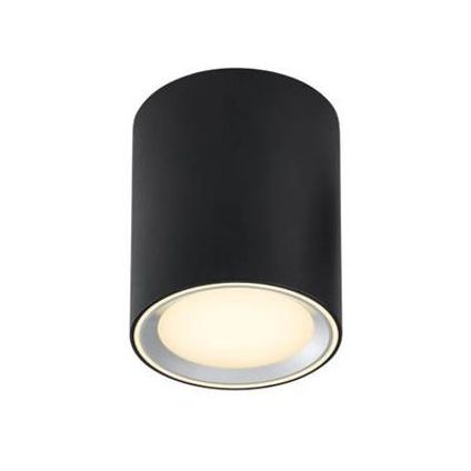 Nordlux plafondlamp LED Fallon zwart 12cm 8,5W