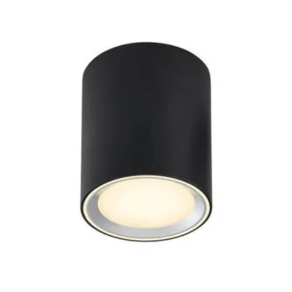 Plafonnier Nordlux LED Fallon noir 12 cm 8,5W