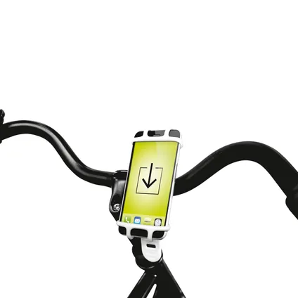 Dresco smartphone houder voor fiets wit 2
