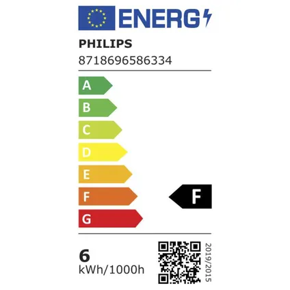 Philips ledlamp mat warm wit E27 5,5W 6 stuks 5
