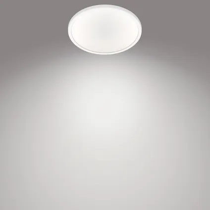 Manieren Patch Oh Philips plafondlamp SuperSlim wit ⌀25cm 15W