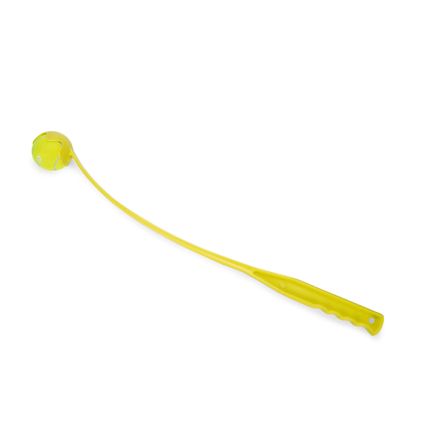 Beeztees hondenspeelgoed Fetch Tennis Ball Launcher geel 62cm