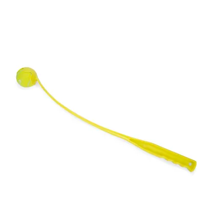 Beeztees hondenspeelgoed Fetch Tennis Ball Launcher geel 62cm 2
