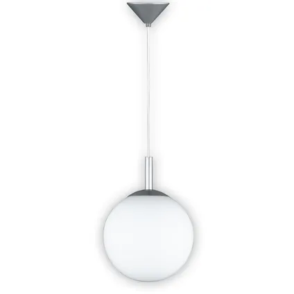 Fischer & Honsel hanglamp Bal opaal wit E27
