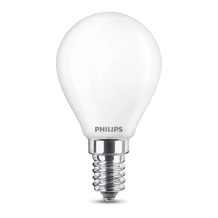 Philips LED-kogellamp Classic koel wit 4,3W E14