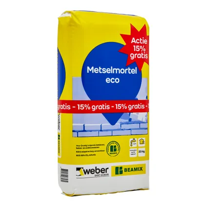 Weberbeamix Metselmortel ECO Actie 23kg