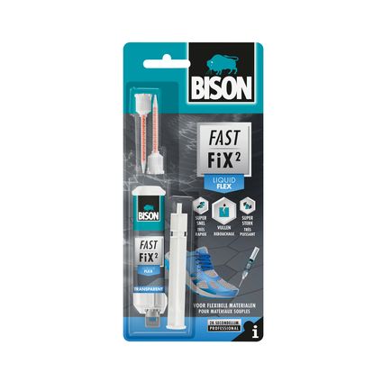 Bison reparatielijm Fast Fix2 Liquid Flex D10g
