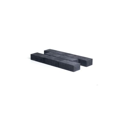 Coeck betonklinker met vellingkant zwart 22x11x7cm 420 stuks