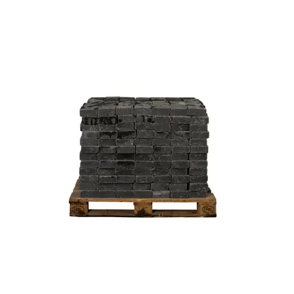 Pavé tambouriné Coeck noir 15x15x6cm 420pcs + palette 3004837 4