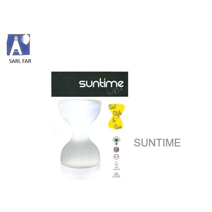 Zonnekruk 'Suntime' LED transparant