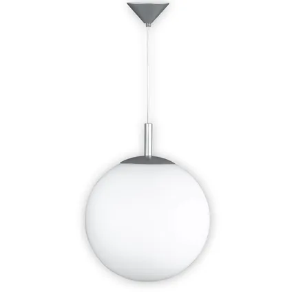 Fischer & Honsel hanglamp Bal opaal wit E27