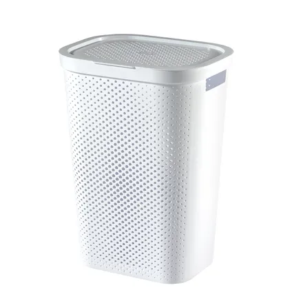 Curver wasmand Infinity dots wit 60L - 100% recycled 4