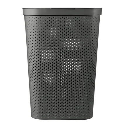 Panier à linge Curver Infinity dots anthracite 60L - 100% recycled 5