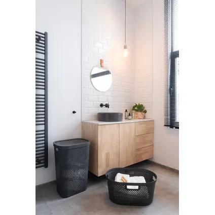 Panier à linge Curver Infinity dots anthracite 60L - 100% recycled 6