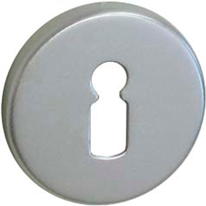 Bertomani deurklinkrozet 1001 aluminium zilver 2st.