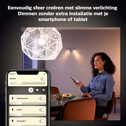 Philips Hue dimmerset lamp wit E27 5