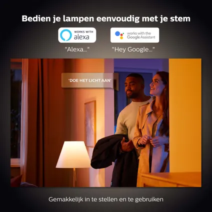 Philips Hue dimmerset lamp wit Ambiance E27 2