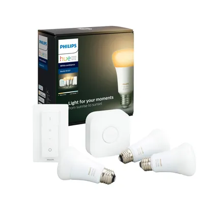 Philips Hue starterkit wit Ambiance 3xE27