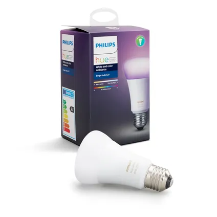 Philips Hue lamp standaard wit en gekleurd E27