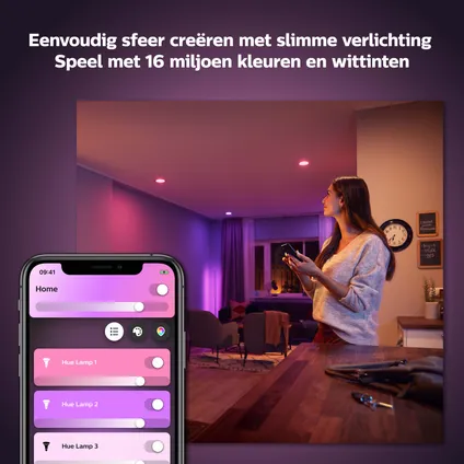 Philips Hue spot White and Color Ambiance GU10 - 2 stuks 2