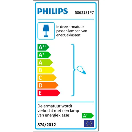 Philips Hue spot Argenta wit 5,7W 4