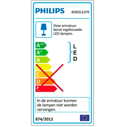 Philips Hue plafondlamp LED Flourish wit 39W 6