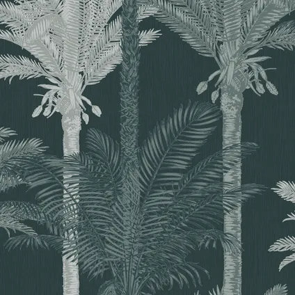Sublime vliesbehang Palm exotique groen 2