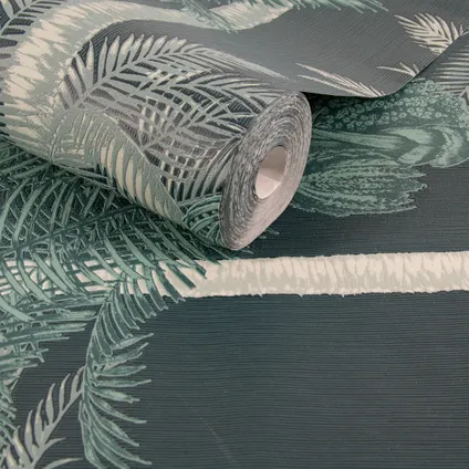 Sublime vliesbehang Palm exotique groen 3