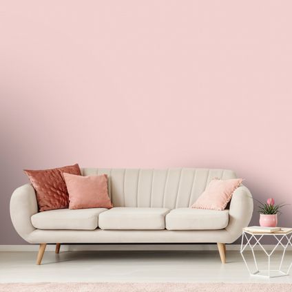 Decomode vliesbehang Basic glitter roze
