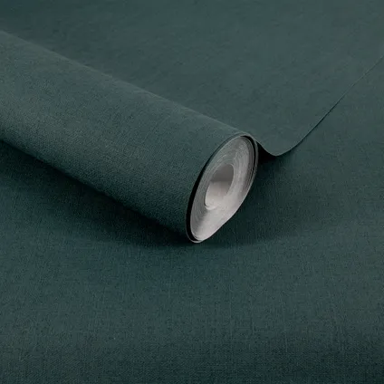 Papier peint intissé Decomode Basic textile vert 3