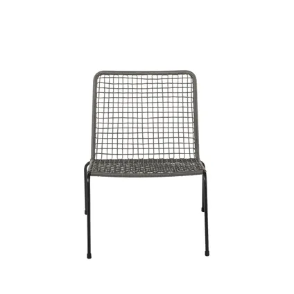Central Park Chaise de lounge 'Capri' empilable gris 9
