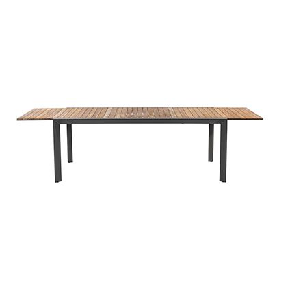 Table de jardin Central Park Analee extensible 200/286x110cm