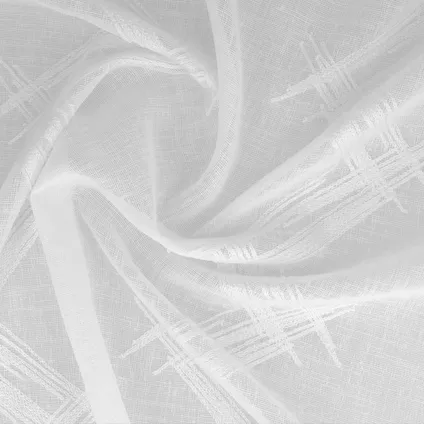 Rideau tamisant dentelle Lavandou blanc 140 x 245 cm 4
