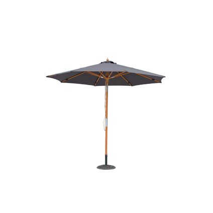 Central Park parasol Vada hout 2,9m antraciet