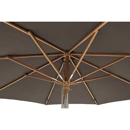Central Park tuinparasol Vada hout 2,9m antraciet 6