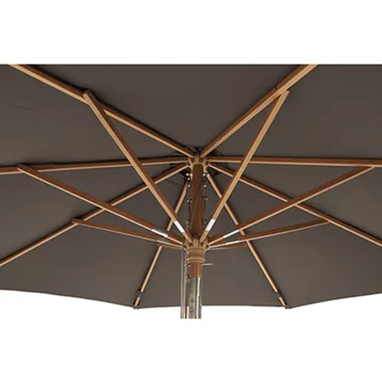 Central Park tuinparasol Vada hout 2,9m antraciet 7
