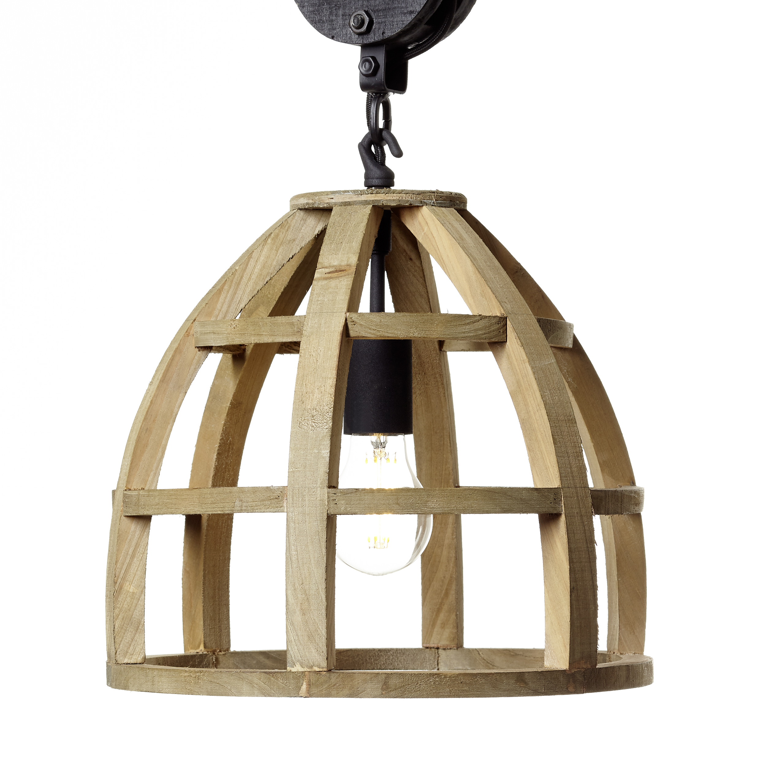 ⌀34cm Matrix Brilliant Wood E27 Nature hanglamp