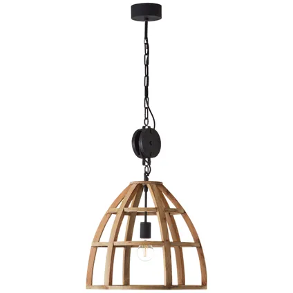 Brilliant hanglamp Matrix Nature Wood ⌀47cm E27 4