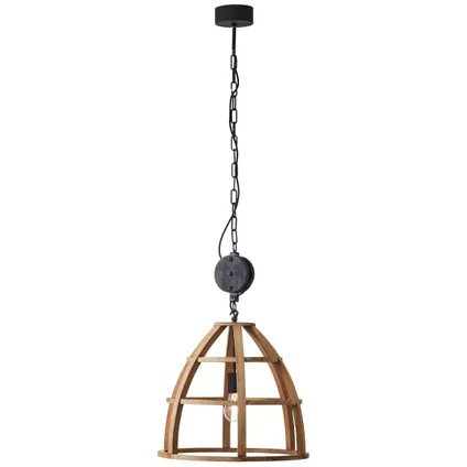 Brilliant hanglamp Matrix Nature Wood ⌀47cm E27 5