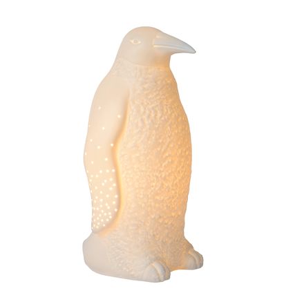 Lucide tafellamp Pinguin wit E14