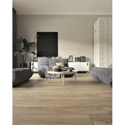 Wand- en vloertegel Scandinavian Wood - Keramiek - Houtlook - 31x62cm - Pakketinhoud 1,54m² 4